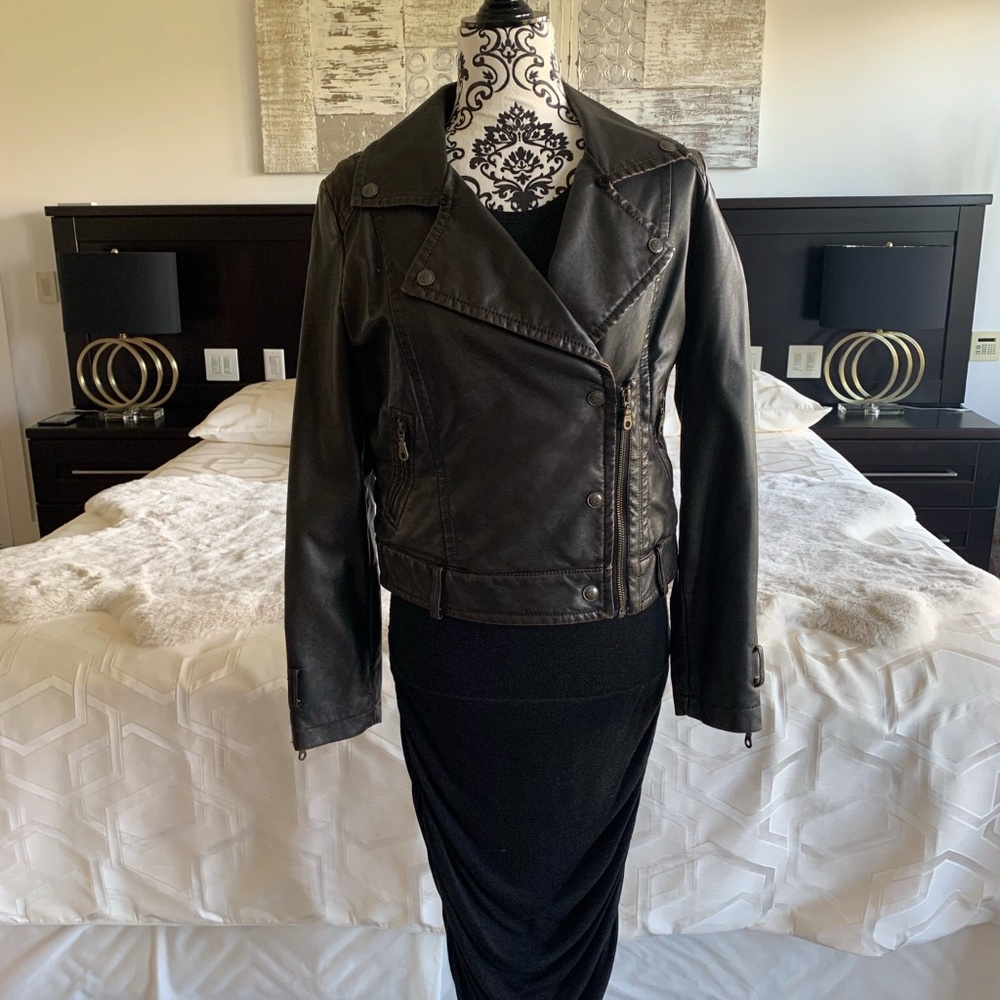 Jessica Simpson faux leather jacket